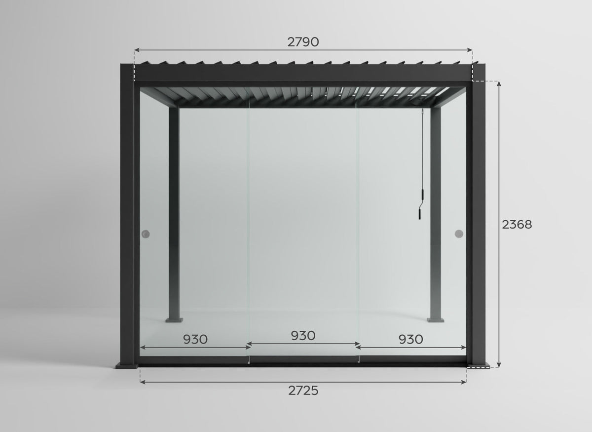 Titan Glass Sliding Doors Pack — close-up detail