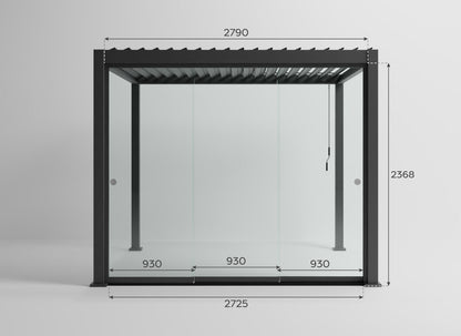 Titan Glass Sliding Doors Pack — close-up detail