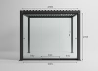Titan Glass Sliding Doors Pack — from an angle
