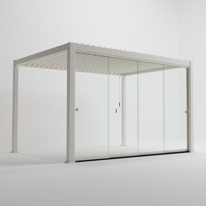 Titan Glass Sliding Doors Pack — exterior finish detail