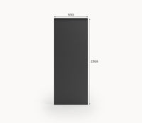 Titan Solid Insulated Side Wall Panel — in use outdoors