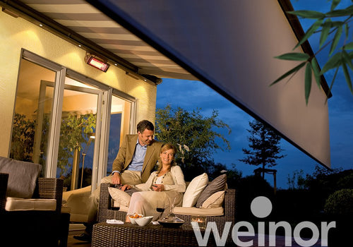 Oval Cassette Awning | Weinor Opal Design II | Curved Profile | Spans Up To 6.5m | Optional LED
