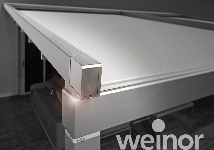 Textile Patio Roof | Weinor PergoTex II | Waterproof PVC Roof | Spans Up To 7m | Integrated Gutter