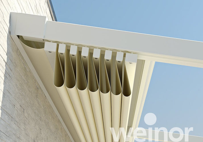 Textile Patio Roof | Weinor PergoTex II | Waterproof PVC Roof | Spans Up To 7m | Integrated Gutter