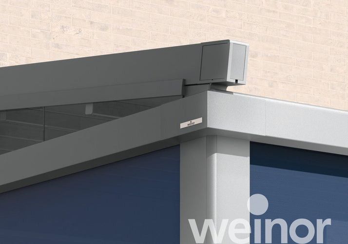 Textile Patio Roof | Weinor PergoTex II | Waterproof PVC Roof | Spans Up To 7m | Integrated Gutter