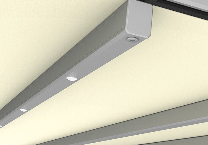Textile Patio Roof | Weinor PergoTex II | Waterproof PVC Roof | Spans Up To 7m | Integrated Gutter