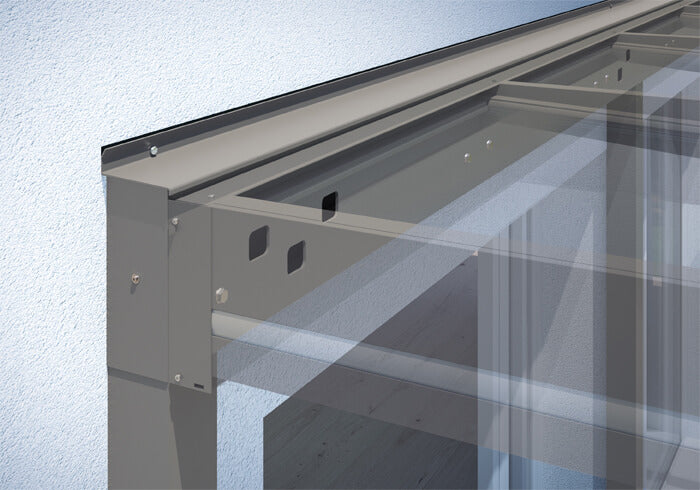 Textile Patio Roof | Weinor PergoTex II | Waterproof PVC Roof | Spans Up To 7m | Integrated Gutter