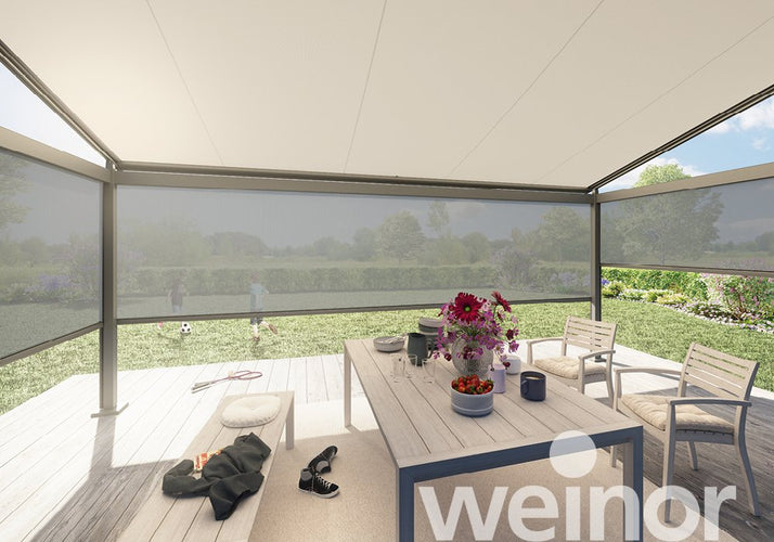 Pergola Awning | Weinor Plaza Viva | Retractable Roof | Open-Sky Effect | Spans To 6m