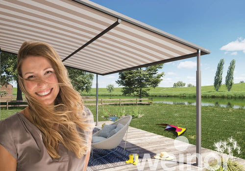 Pergola Awning | Weinor Plaza Viva | Retractable Roof | Open-Sky Effect | Spans To 6m
