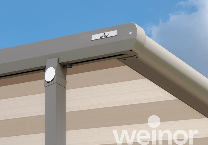 Pergola Awning | Weinor Plaza Viva | Retractable Roof | Open-Sky Effect | Spans To 6m