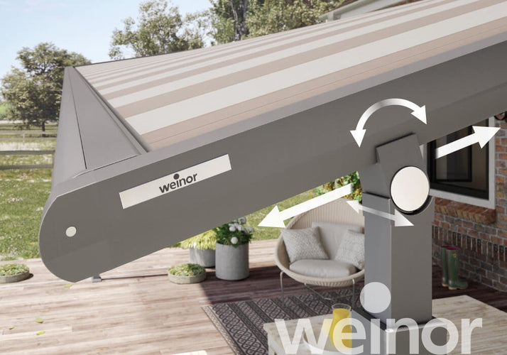 Pergola Awning | Weinor Plaza Viva | Retractable Roof | Open-Sky Effect | Spans To 6m