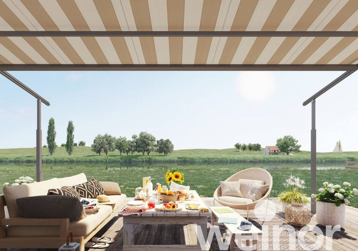 Pergola Awning | Weinor Plaza Viva | Retractable Roof | Open-Sky Effect | Spans To 6m