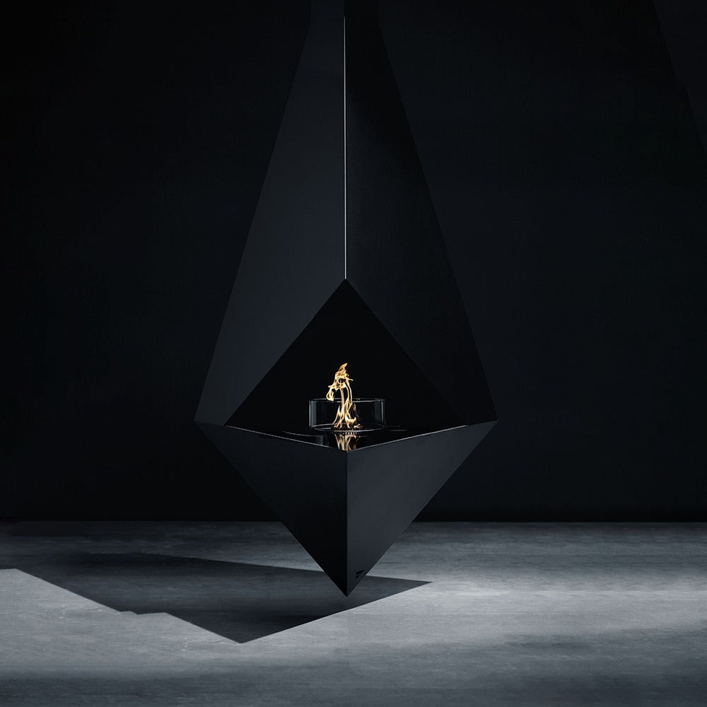 Glammfire Pythagoras Suspended Fire — side profile