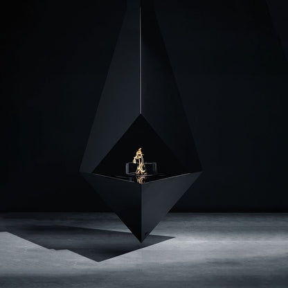 Glammfire Pythagoras Suspended Fire — side profile