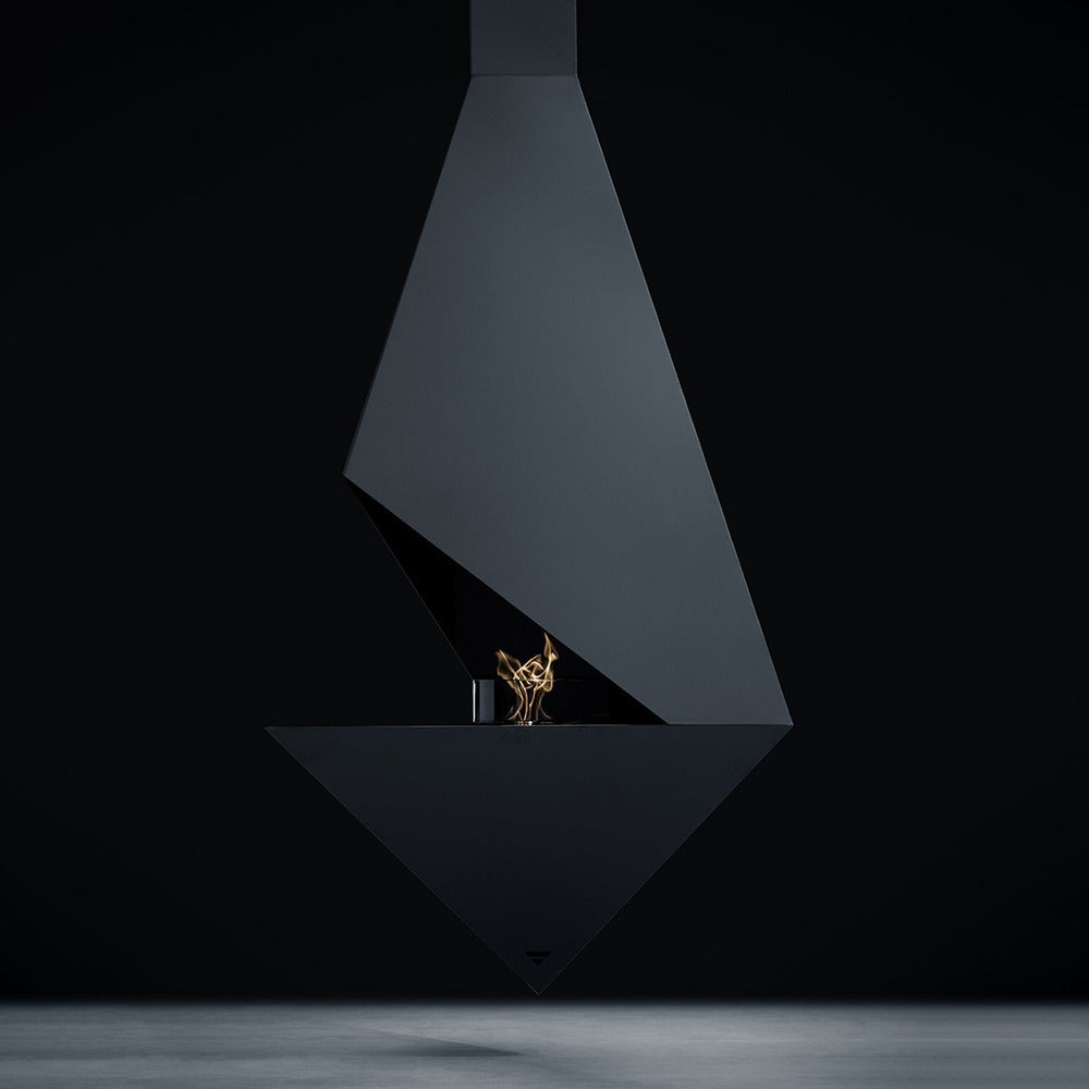 Glammfire Pythagoras Suspended Fire — from an angle