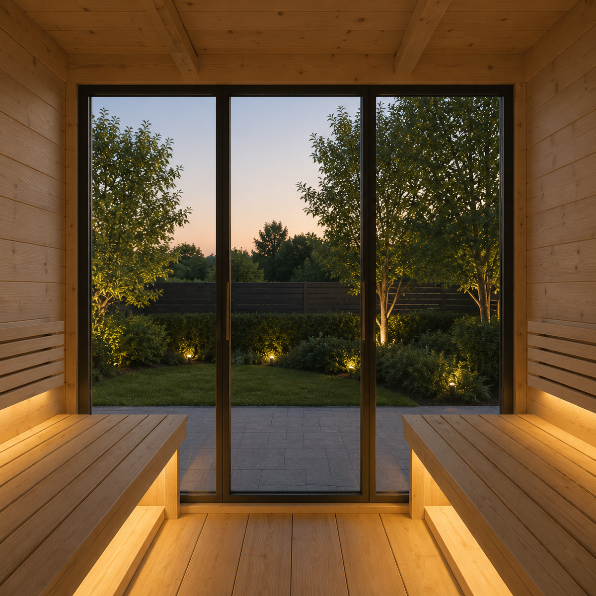 Modular Sauna LED Light Strips — Bench Lighting Kit, 1 Room