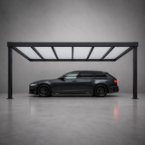 Aluminium Carport | The Tetto | Modular Interlinkable | Multiple Roof & Post Styles | Wall Mounted or Freestanding | Bespoke Configurations