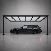 Aluminium Carport | The Tetto | Modular Interlinkable | Multiple Roof & Post Styles | Wall Mounted or Freestanding | Bespoke Configurations