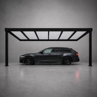 Aluminium Carport | The Tetto | Modular Interlinkable | Multiple Roof & Post Styles | Wall Mounted or Freestanding | Bespoke Configurations