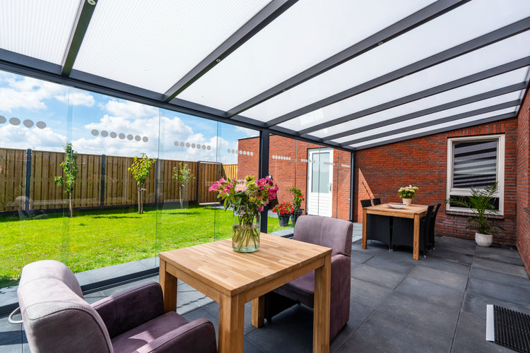 Aluminium Veranda | The Cascina | Modular Interlinkable | Multiple Roof & Post Styles