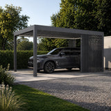 Louvred Side Panel | Roma Verandas | Fixed or Rotatable | Adjustable Privacy & Solar Control | Aluminium Veranda Pergola Side Element
