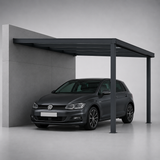 Aluminium Carport | The Stretto | Slim Profile | Aluminium Beam Covers | Wall Mounted or Freestanding | Clean Premium Finish