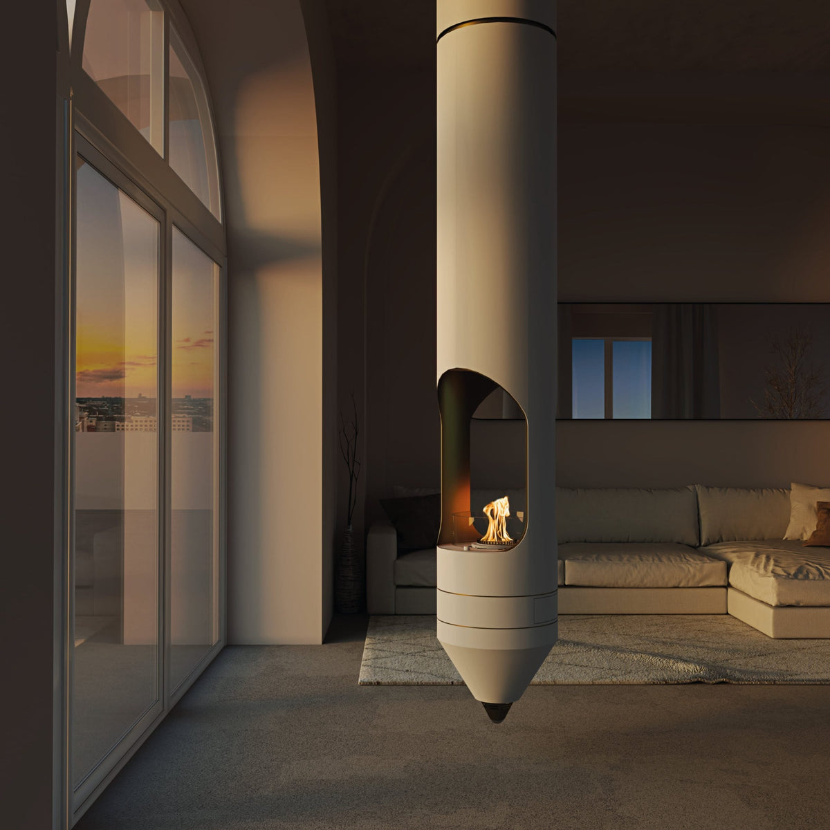 Glammfire Signature Suspended Fire — close-up detail