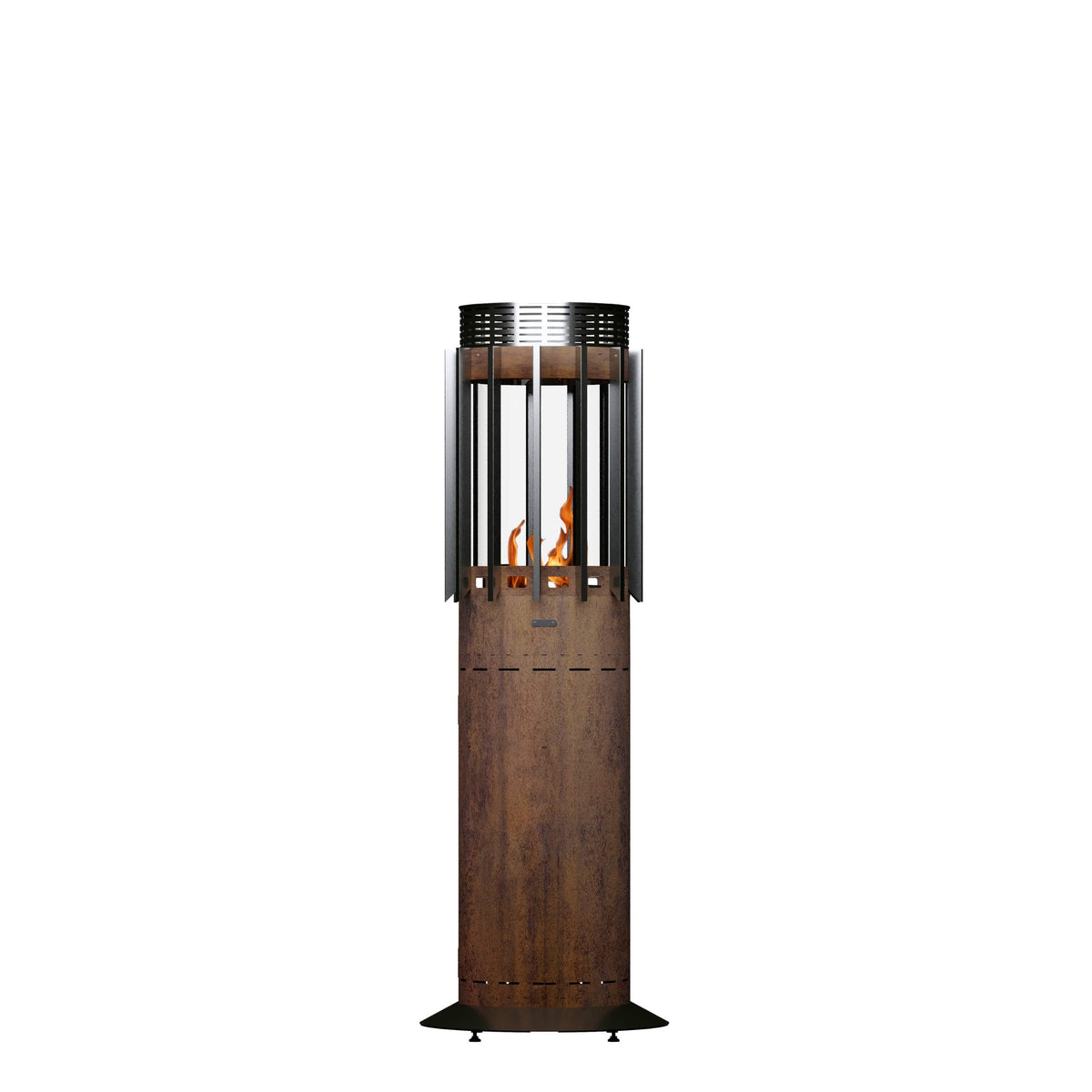 GlammFire Selene Hedges Gas Heater — front view