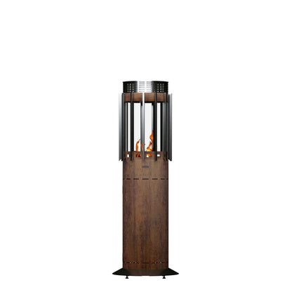 GlammFire Selene Hedges Gas Heater — front view