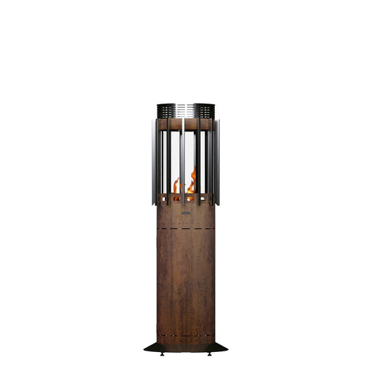 GlammFire Selene Hedges Gas Heater — front view