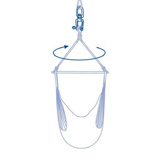 Rotating Swivel Fixing — in use outdoors