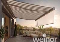 Cassette Awning | Weinor Smaila | Cubic Design | Spans Up To 5.5m | Optional LED & VarioShade Valance