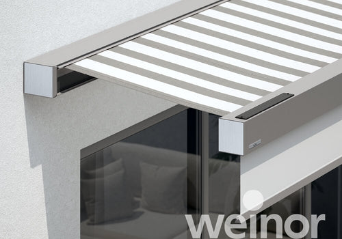 Cassette Awning | Weinor Smaila | Cubic Design | Spans Up To 5.5m | Optional LED & VarioShade Valance
