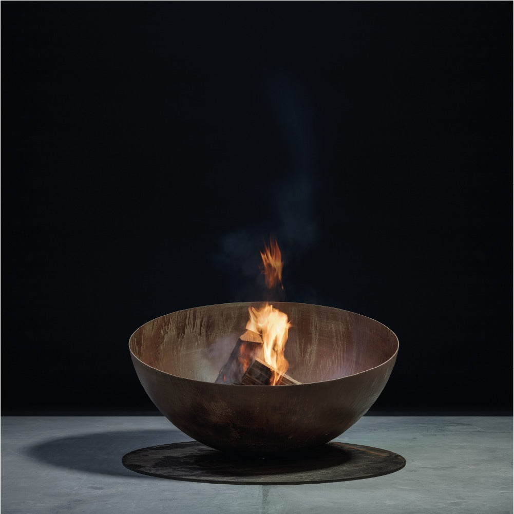 GlammFire Solace Fire Pit — from an angle