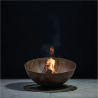 GlammFire Solace Fire Pit — from an angle
