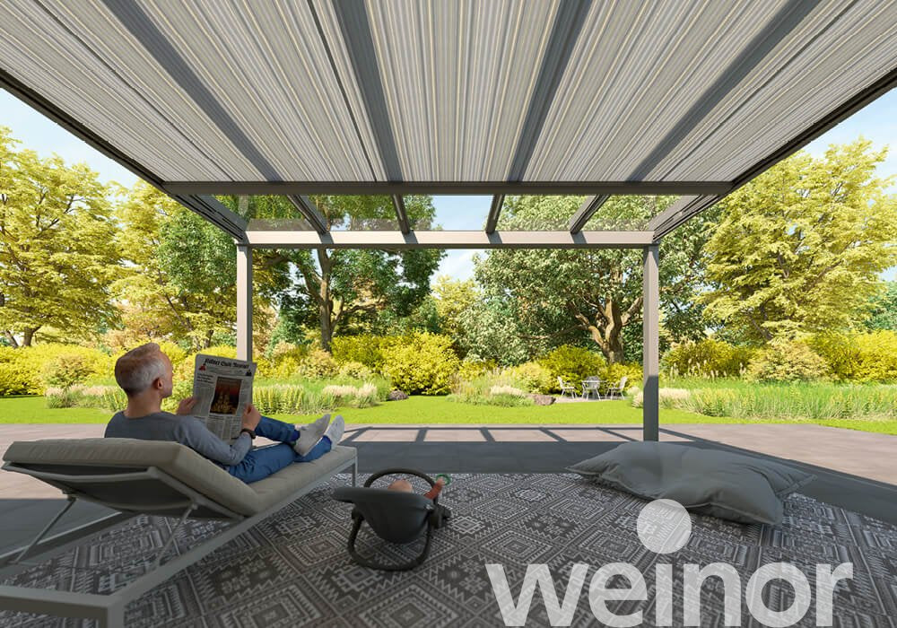 Conservatory Awning | Weinor Sottezza Pure | Rope-Guided Drop Awning | Spans Up To 6m