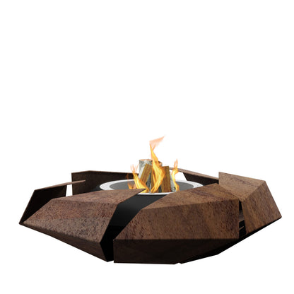 GlammFire Stravaganza Fire Pit & BBQ Grill product exterior view