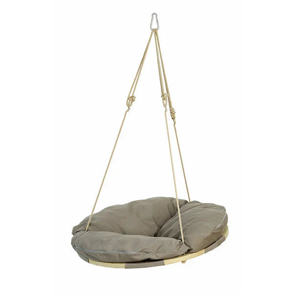 Swing Nest Hanging Chair Taupe product exterior view