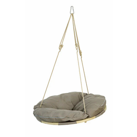 Swing Nest Hanging Chair Taupe product exterior view