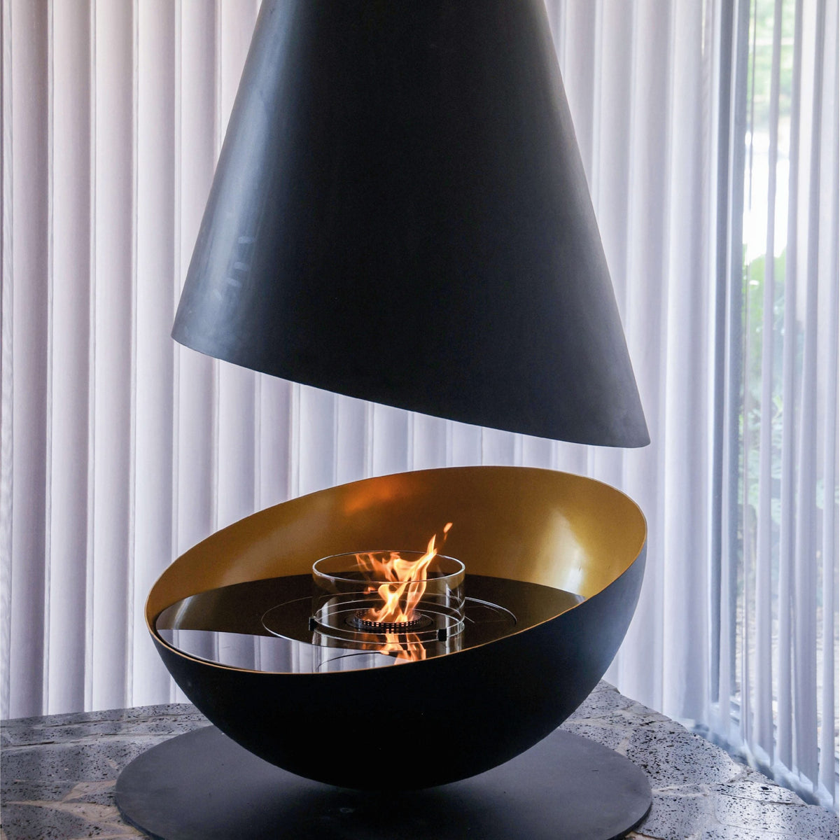 Glammfire Thales Suspended Fire — side profile