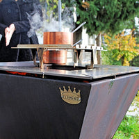 Clementi Colorado Wood Fired BBQ Grill — close-up detail