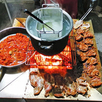 Clementi Colorado Wood Fired BBQ Grill — from an angle