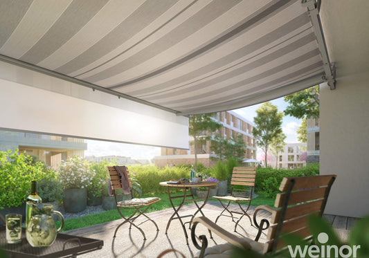 Open Cassette Awning | Weinor Topas II | Versatile Protection | Spans Up To 6.5m | Aluminium Roof Option