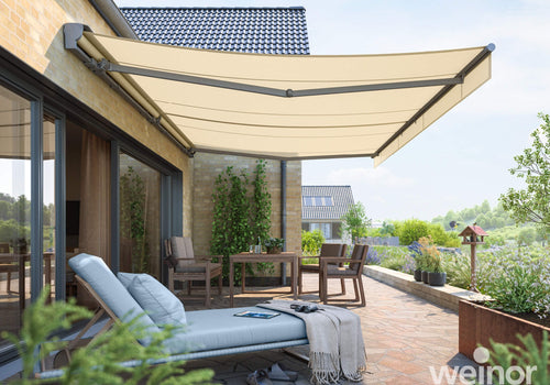 Open Cassette Awning | Weinor Topas II | Versatile Protection | Spans Up To 6.5m | Aluminium Roof Option