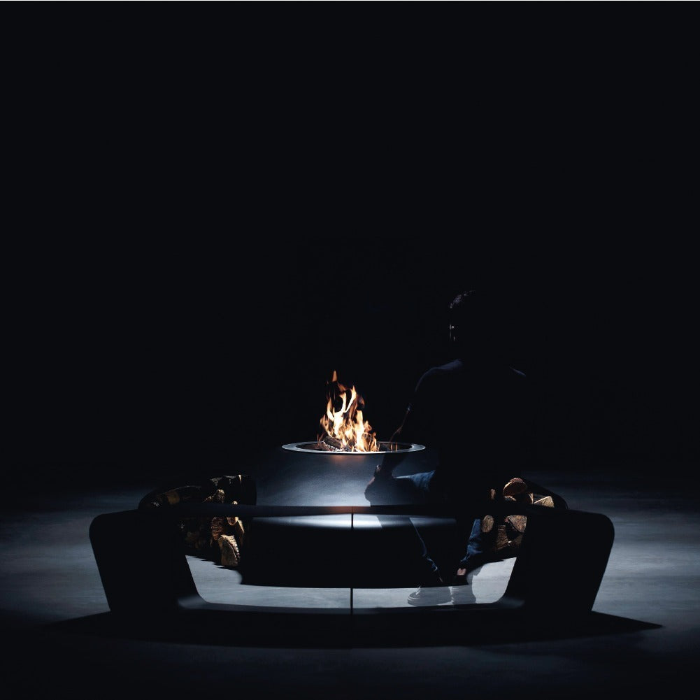 GlammFire Vaudeville Fire Pit — from an angle