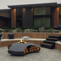 GlammFire Vaudeville Fire Pit — in use outdoors