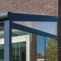 Veranda Gable Polycarbonate Panel | Roma Verandas | Custom Cut F-Profile Frame | Made for Sloped Gable Ends | Universal Veranda Compatibility (Copy)