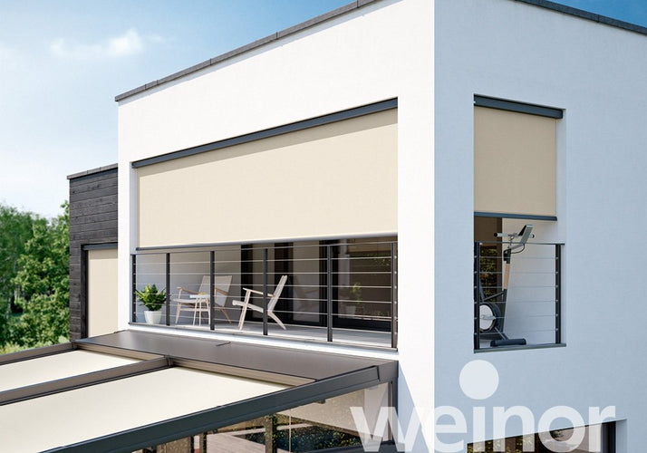 Vertical Zip Screen | Weinor VertiTex II | Add-On Privacy & Wind Protection | Heights To 2.2m