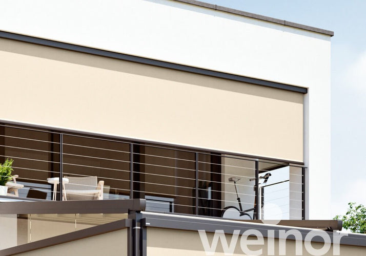 Vertical Zip Screen | Weinor VertiTex II | Add-On Privacy & Wind Protection | Heights To 2.2m