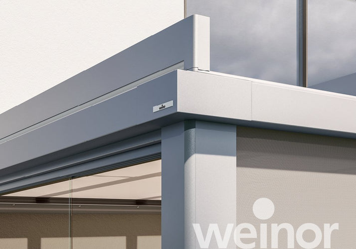 Vertical Zip Screen | Weinor VertiTex II | Add-On Privacy & Wind Protection | Heights To 2.2m
